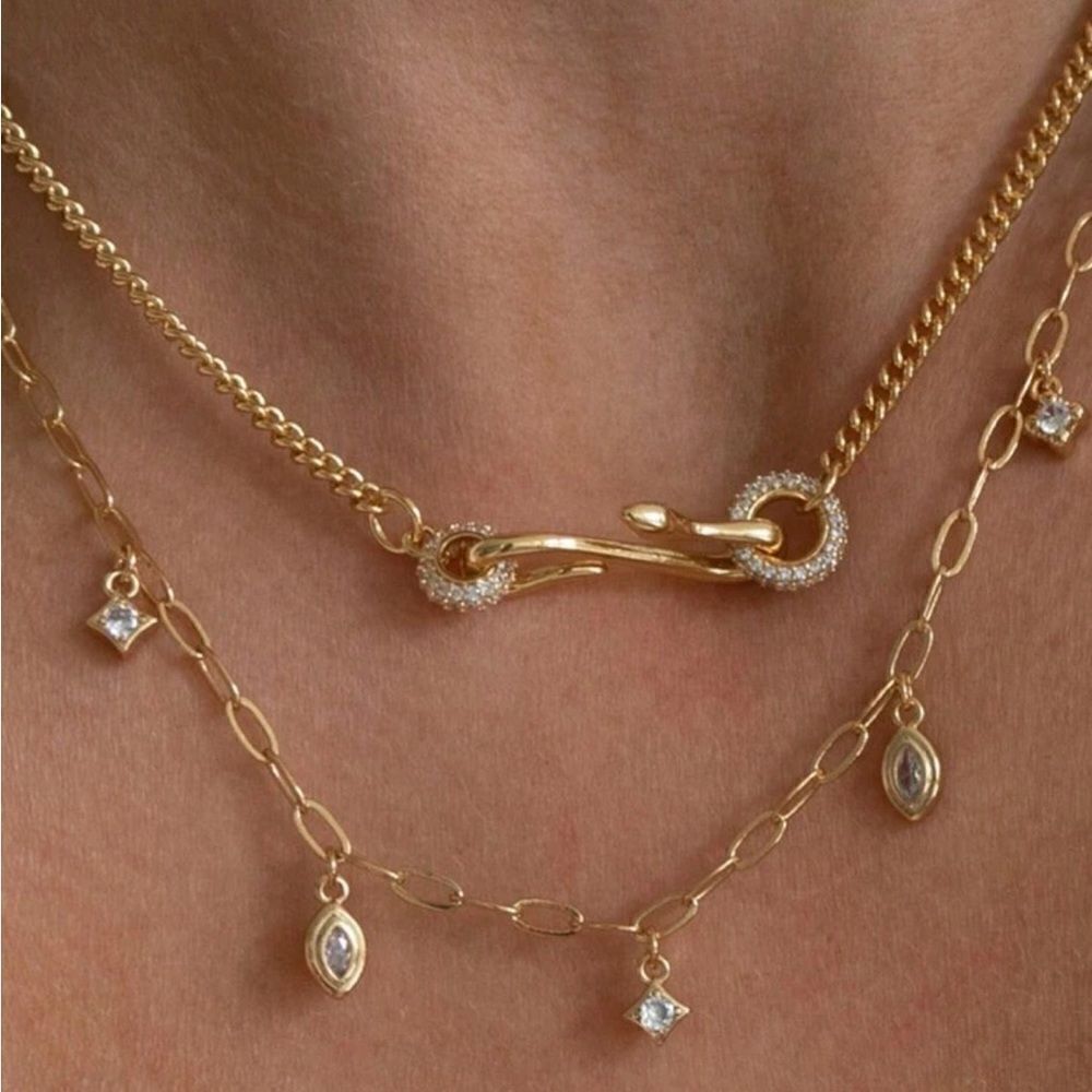 Trendy dainty necklace A1114